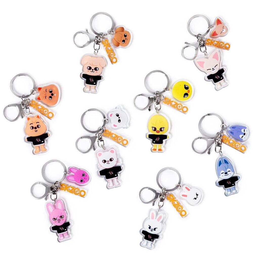 5686 Cartoon Keychain for Kids Stray Kids Keychain Cute Animal Pendant
